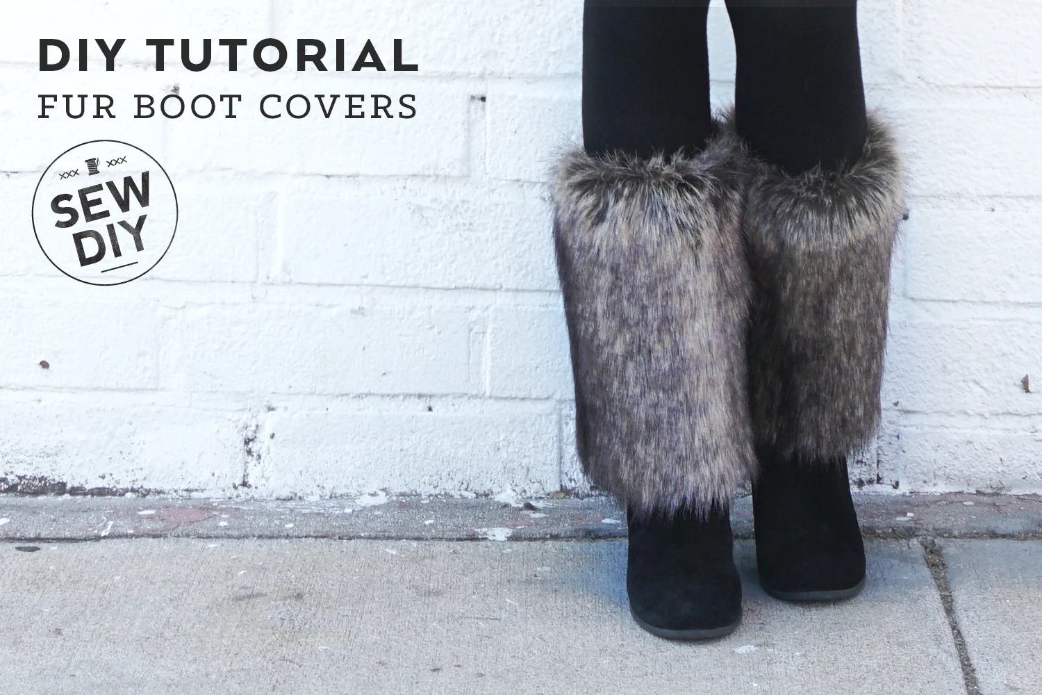 DIY Tutorial Fur Boot Covers Sew DIY